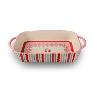 Lakeland Cherry Delight Medium Baking Dish